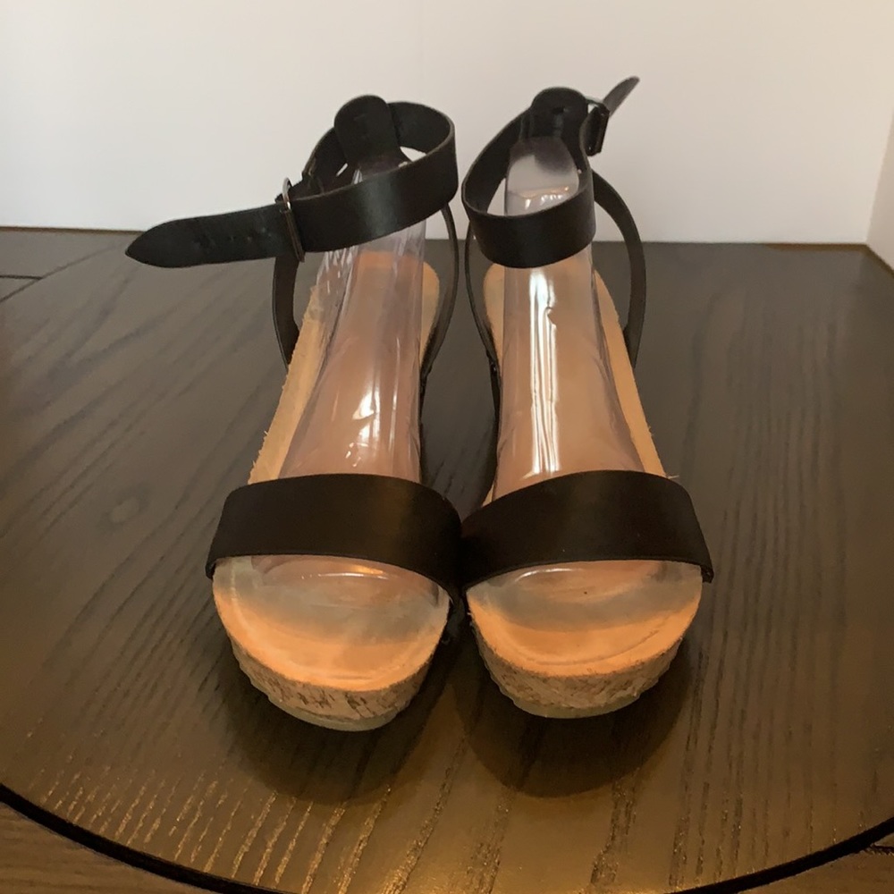 Rouge Cork Wedge Sandal